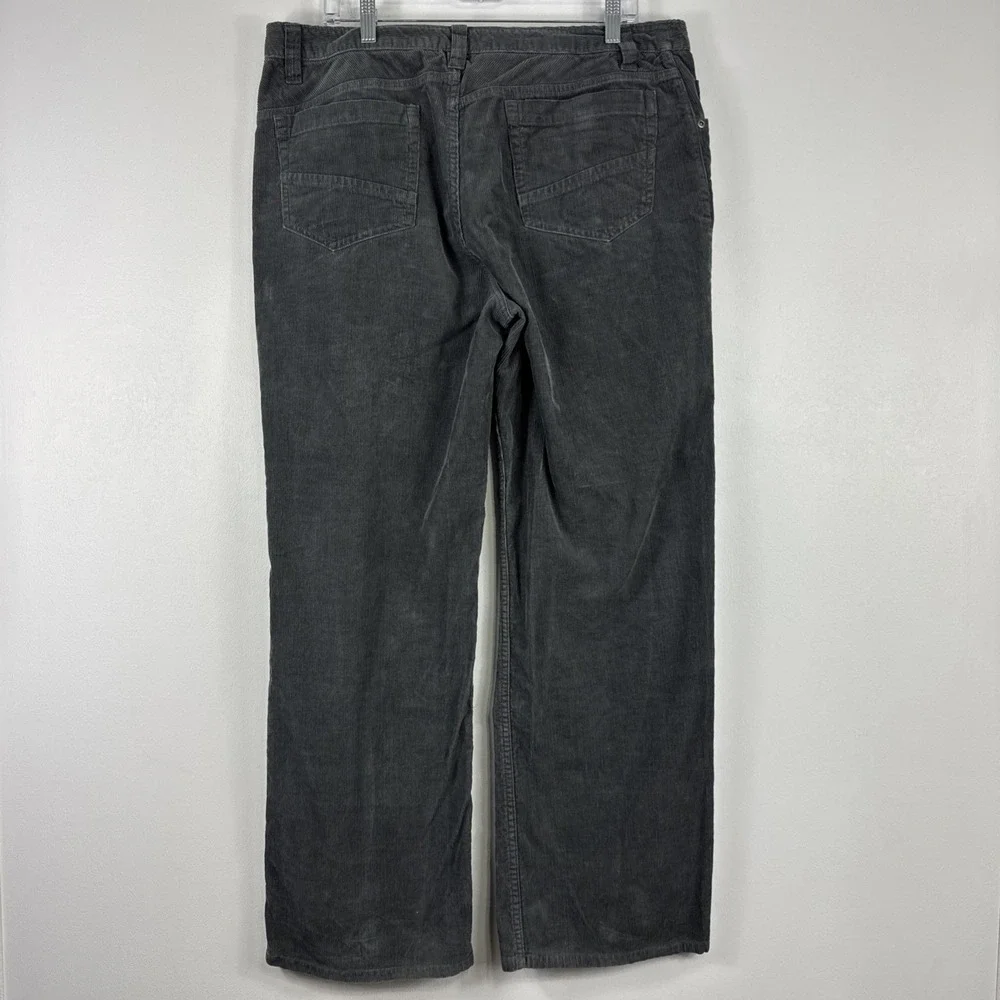 Tony Hawk Pants Mens 36x32 Dark Gray Corduroy Baggy Skater Y2K Loose 100% Cotton